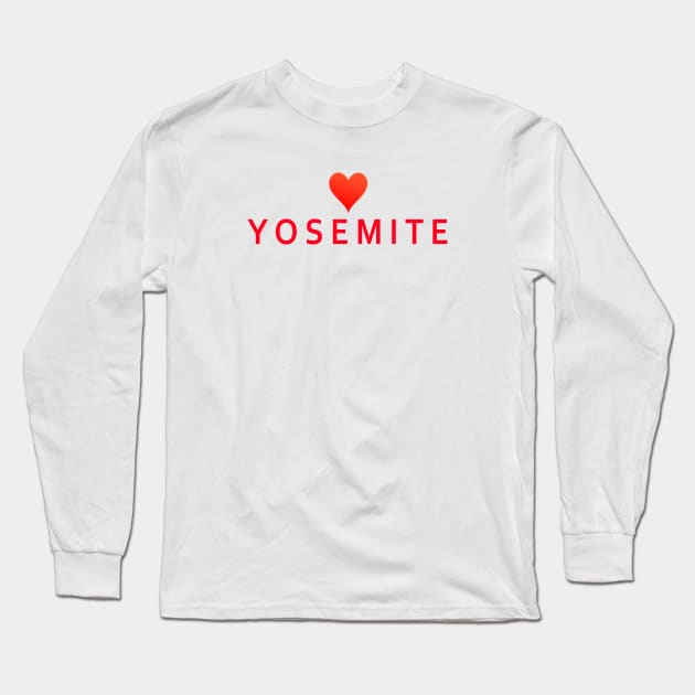 Yosemite Long Sleeve T-Shirt by SeattleDesignCompany